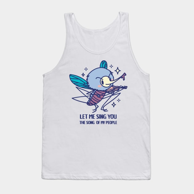 Mosquito monster  let me sing you the song of my people Tank Top by SPIRIMAL